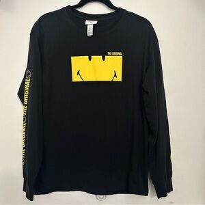 H&M X Smiley Relaxed Fit Printed jersey top Size Medium